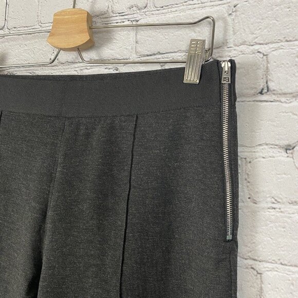 Everlane Stretch Ponte Crop Pants Exposed Side Zip Front Seam - Picture 5 of 10